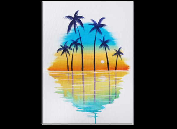 Paint Nite Summer Serenity Painting Classes Washington DC